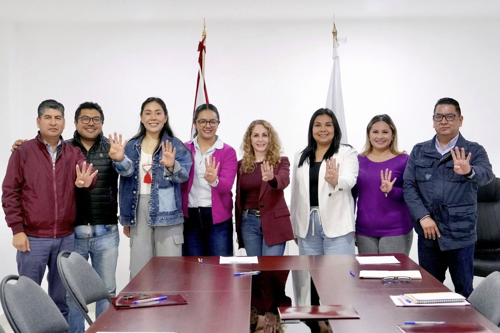 Marcela González encabeza sesión del Comité Ejecutivo Estatal para iniciar la conformación de los Consejos Municipales de los Comités Seccionales de Defensa de la Transformación